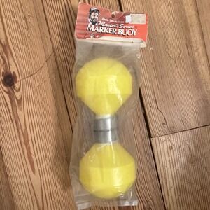 NOS Lindy Little Joe Marker Bouy Hot Yellow